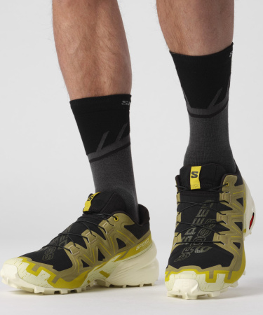 Кроссовки SPEEDCROSS 6 (RU 45 UK 11 USm 11.5 СМ 29; black/cress green/transparent yellow)